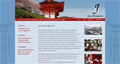 Desktop Screenshot of japanmanagement.de